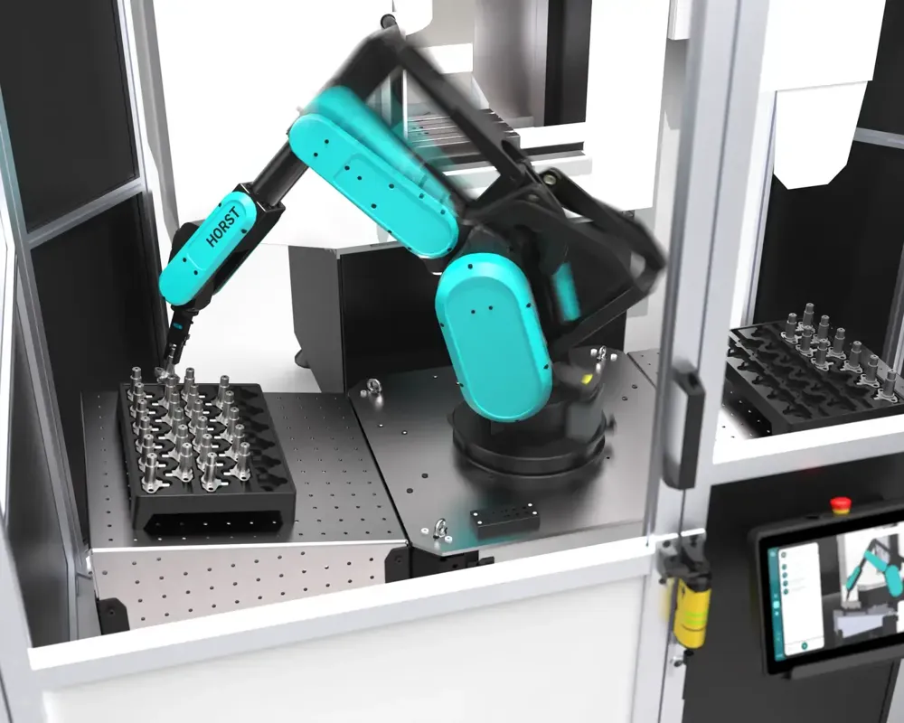 Automatyzacja maszyn CNC i obrabiarek – robot HORST